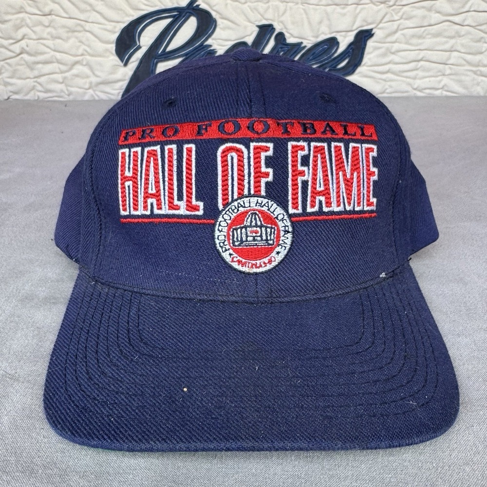 Vintage Pro Football Hall Of Fame Sports Specialties Script SnapBack‎ Hat